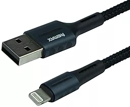 Кабель Remax USB-A - Lightning 12w 2.4a 1м cable Black (RC-003i) - фото Кабель Remax USB-A - Lightning 12w 2.4a 1м cable Black (RC-003i)