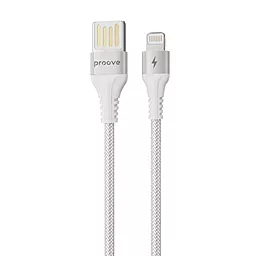 Кабель Proove Double Way Weft USB-A - Lightning 12w 2.4a 1м cable White (CCDW20001102) - фото Кабель Proove Double Way Weft USB-A - Lightning 12w 2.4a 1м cable White (CCDW20001102)
