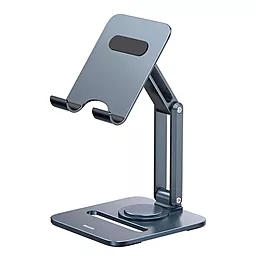 Держатель Baseus Desktop Biaxial Foldable Metal Stand (for Tablets) Grey B10431801811-00 - фото Держатель Baseus Desktop Biaxial Foldable Metal Stand (for Tablets) Grey B10431801811-00