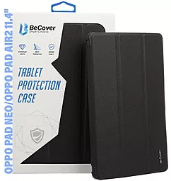 Чехол для планшета BeCover Smart Case для Oppo Pad Neo (OPD2302)/ Oppo Pad Air2 11.4" Black (710741) - фото Чехол для планшета BeCover Smart Case для Oppo Pad Neo (OPD2302)/ Oppo Pad Air2 11.4" Black (710741)