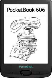 Електронна книга PocketBook 606 (PB606-E-CIS) Black - фото Електронна книга PocketBook 606 (PB606-E-CIS) Black
