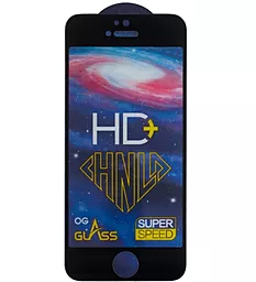 Защитное стекло Space для Apple iPhone 5, iPhone 5S, iPhone SE  Black