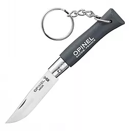 Ніж Opinel Keychain №4 Inox (001743-s) Grey - фото Ніж Opinel Keychain №4 Inox (001743-s) Grey