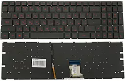 Клавіатура для ноутбуку Asus GL502VM, GL502VT з підсвіткою клавіш без рамки Original Black