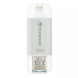 Флешка Transcend 32GB JetDrive Go 300 USB 3.1 (TS32GJDG300S) Silver - фото Флешка Transcend 32GB JetDrive Go 300 USB 3.1 (TS32GJDG300S) Silver