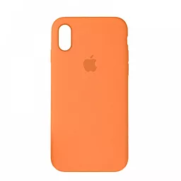 Чехол Silicone Case Full для Apple iPhone XS Max Apricot