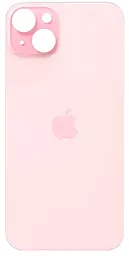 Задняя крышка корпуса Apple iPhone 15 Plus (small hole) Pink - фото Задняя крышка корпуса Apple iPhone 15 Plus (small hole) Pink