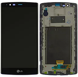 Дисплей LG G4 (H810, H811, H812, H815, F500L, F500S, F500K, LS991, LGLS991, LGUS991, VS986, US991) з тачскріном і рамкою, Black