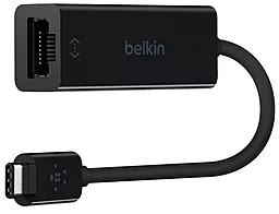 Мережева крата Belkin USB Type-C - RJ45 1000Mbps 0.15м чорний (F2CU040btBLK) - фото Мережева крата Belkin USB Type-C - RJ45 1000Mbps 0.15м чорний (F2CU040btBLK)