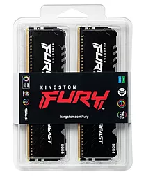 Оперативна пам'ять Kingston Fury DDR4 2x8GB/3733Mhz Beast RGB (KF437C19BBAK2/16) - мініатюра 3