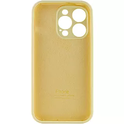Чехол Silicone Case Full Camera для Apple iPhone 13 Pro Max Mellow yellow - миниатюра 2
