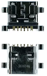 Роз'єм зарядки Samsung Galaxy Ace 2 i8160, 6 pin, Micro-USB Original