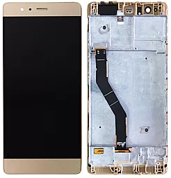 Дисплей Huawei P9 Plus (VIE-L09, VIE-L29, VIE-AL10) с тачскрином и рамкой, оригинал, Gold - фото Дисплей Huawei P9 Plus (VIE-L09, VIE-L29, VIE-AL10) с тачскрином и рамкой, оригинал, Gold