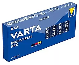 Батарейки Varta AAA (LR3 ) Industrial PRO 10шт (4008496356669)
