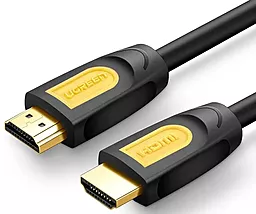 Видеокабель Ugreen HD101 HDMI v2.0 4k 60hz 2m yellow/black (10129)