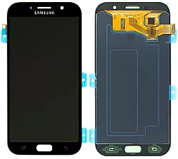 Дисплей Samsung Galaxy A7 A720 2017 с тачскрином, оригинал, Black - фото Дисплей Samsung Galaxy A7 A720 2017 с тачскрином, оригинал, Black