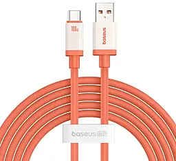 Кабель Baseus 0 Series FC USB-A - Type-C 100w 5a 2м cable Orange (P10368801731-01) - фото Кабель Baseus 0 Series FC USB-A - Type-C 100w 5a 2м cable Orange (P10368801731-01)