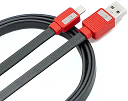 Кабель iZi MD-11 USB-A - Lightning 12w 2.4a 2м cable Black - фото Кабель iZi MD-11 USB-A - Lightning 12w 2.4a 2м cable Black