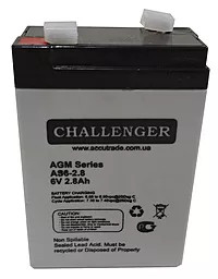 Аккумуляторная батарея Challenger 6V 2.8Ah (AS 6-2.8) - фото Аккумуляторная батарея Challenger 6V 2.8Ah (AS 6-2.8)