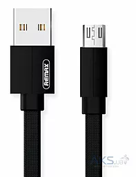 Кабель Remax Kerolla USB-A - micro USB 10.5w 1м cable Black (RC-094m) - фото Кабель Remax Kerolla USB-A - micro USB 10.5w 1м cable Black (RC-094m)