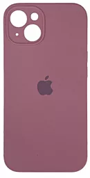 Чехол Silicone Case Full Camera для Apple iPhone 15 Lilac Pride