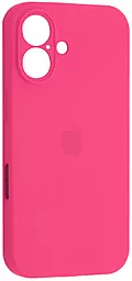 {"ru": "Чехол", "uk": "Чохол"} Silicone Case Full Camera для Apple iPhone 16 Hot Pink