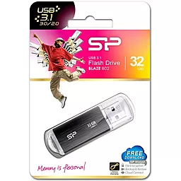 Флешка Silicon Power 32GB Blaze B02 Black USB 3.0 (SP032GBUF3B02V1K) - мініатюра 5