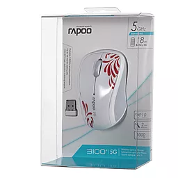 Компьютерная мышка Rapoo 3100р White - миниатюра 3