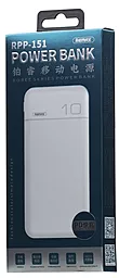 Повербанк Remax RPP-151 10000 mAh White - миниатюра 3 Повербанк Remax RPP-151 10000 mAh White - миниатюра 3