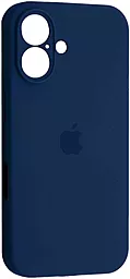 {"ru": "Чехол", "uk": "Чохол"} Silicone Case Full Camera для Apple iPhone 16 Deep Navy