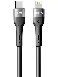 Кабель Ridea RC-XS51 X-Silicone USB Type-C - Lightning 30w 3a 2м PD сable Black 