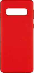 Чехол Epik Silicone Cover Full without Logo (A) Samsung G973 Galaxy S10 Red