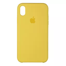Чехол Silicone Case для Apple iPhone XR Canary Yellow