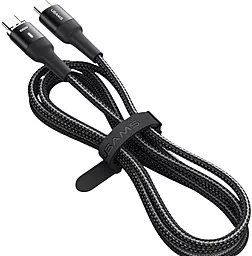 Кабель USB PD Usams US-SJ466 U58 100W 5A 1.5M USB Type-C to Type-C Magnetic Cable Black - миниатюра 5