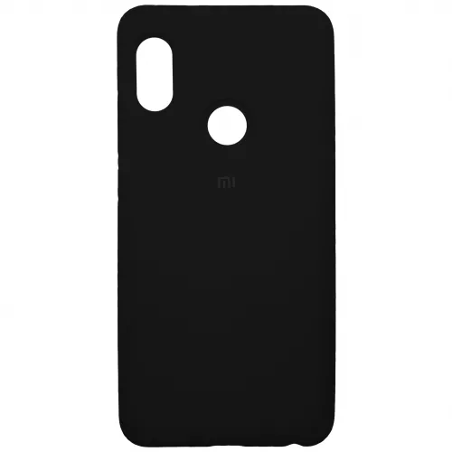 Чехол Silicone Case Full для Xiaomi Redmi 7  Black - фото 1
