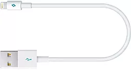 Кабель USB Ttec 0.3m Lightning cable white (2DK7512B)