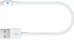 Кабель Ttec USB-A - Lightning 12w 2.4a 0.3м cable White (2DK7512B)