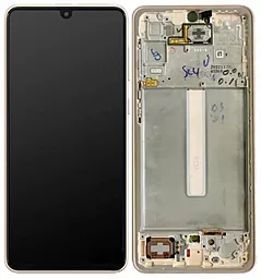 Дисплей Samsung Galaxy A33 A336 с тачскрином и рамкой, (TFT, без функции отпечатка пальца), Peach