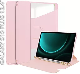 Чохол для планшету BeCover 360° Rotatable для Samsung Galaxy Tab S10 Plus (SM-X820/SM-X826) 12.4" Pink (712268) - фото Чохол для планшету BeCover 360° Rotatable для Samsung Galaxy Tab S10 Plus (SM-X820/SM-X826) 12.4" Pink (712268)