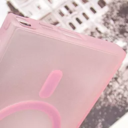 Чехол Epik TPU Lyon frosted with MagSafe для Samsung Galaxy S23 Ultra Pink - миниатюра 6