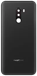 Задняя крышка корпуса Xiaomi Pocophone F1 со стеклом камеры Original Graphite Black - фото Задняя крышка корпуса Xiaomi Pocophone F1 со стеклом камеры Original Graphite Black
