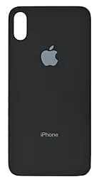 Задняя крышка iPhone X (big hole) Black