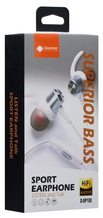 Наушники DeepBass D-SP-100 White - фото 2
