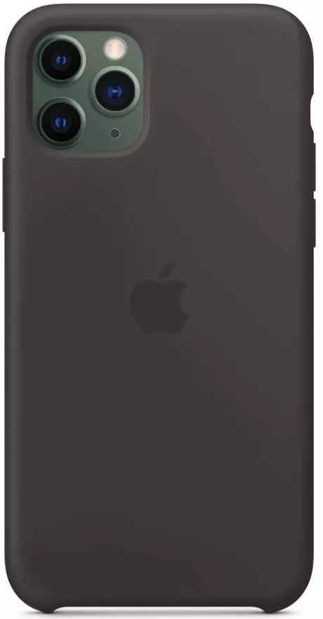 Чохол Silicone Case для Apple iPhone 11 Pro Black - фото 1