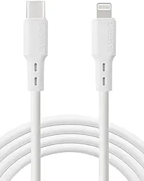 Кабель Glasscove FLEX USB Type-C - Lightning 30w 2.4a 1m cable White (GF-CL13WH) - фото Кабель Glasscove FLEX USB Type-C - Lightning 30w 2.4a 1m cable White (GF-CL13WH)