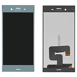 Дисплей Sony Xperia XZ1 с тачскрином, Blue - фото Дисплей Sony Xperia XZ1 с тачскрином, Blue