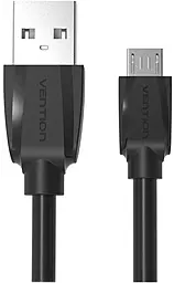 Кабель Vention USB-A - micro USB 10w 2a 3.0m cable Black (VAS-A40-B300) - фото Кабель Vention USB-A - micro USB 10w 2a 3.0m cable Black (VAS-A40-B300)