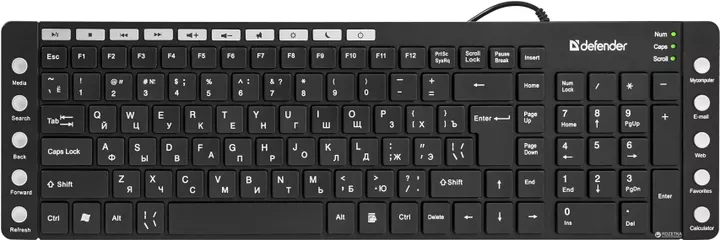 Клавиатура Defender OfficeMate MM-810 (45810) Black - фото 1