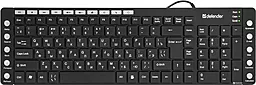 Клавиатура Defender OfficeMate MM-810 (45810) Black - фото Клавиатура Defender OfficeMate MM-810 (45810) Black