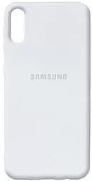 Чехол Epik Silicone Cover Full Protective (AA) Samsung A022 Galaxy A02 White